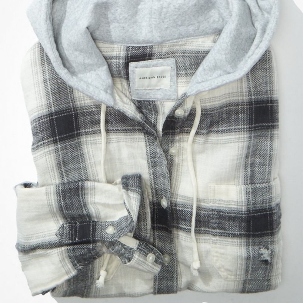 American Eagle oversized flannel shirt